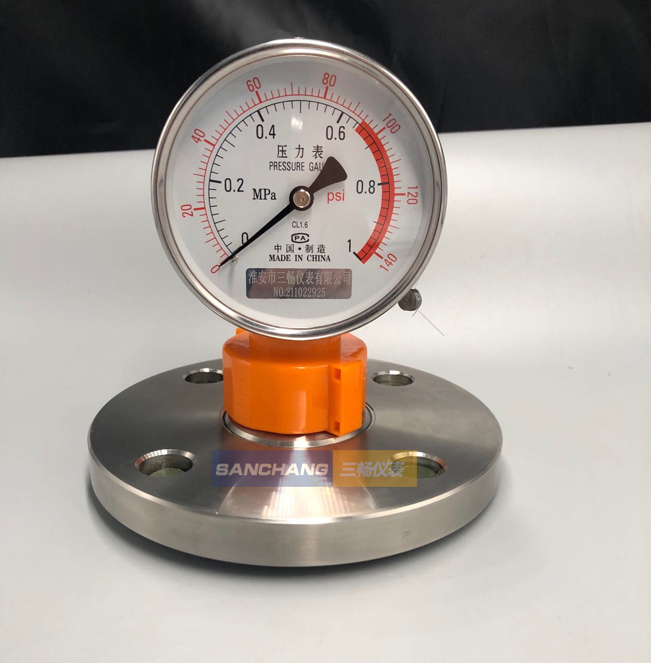 Y-60BF/Z/MC衛生型隔膜式壓力表